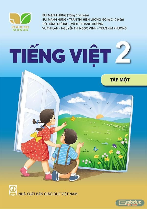 Sách giáo khoa Tiếng Việt lớp 2 - tập 1, Bộ Kết nối tri thức với cuộc sống. Ảnh: L.A