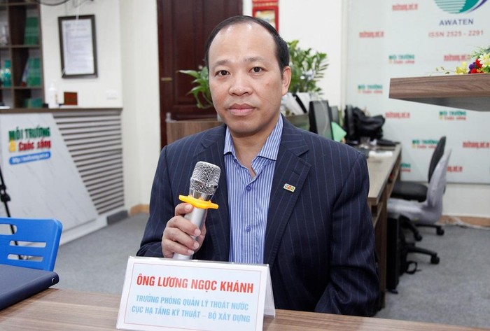 Ông Lương Ngọc Khánh – Trưởng Phòng Quản lý thoát nước, Cục Hạ tầng kỹ thuật – Bộ Xây dựng.