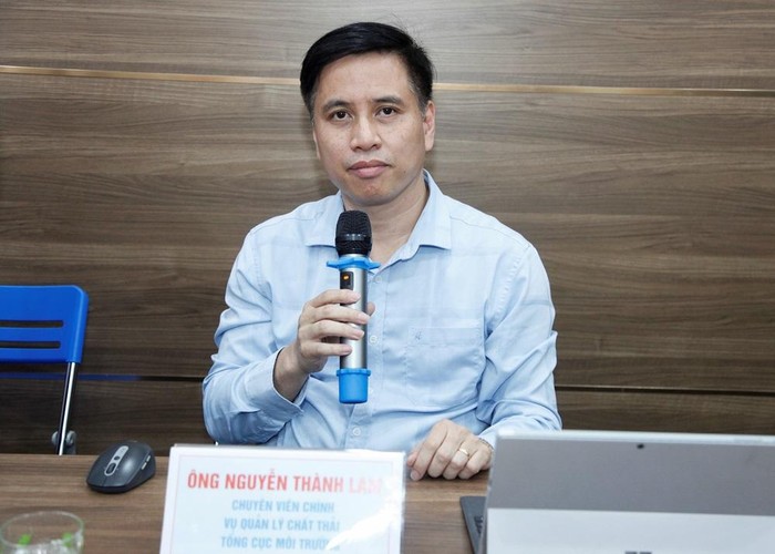 Ông Nguyễn Thành Lam – Chuyên viên chính Vụ quản lý chất thải, Tổng Cục Môi trường.