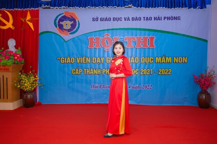 Cô giáo Ngô Thị Trang. Ảnh: NVCC