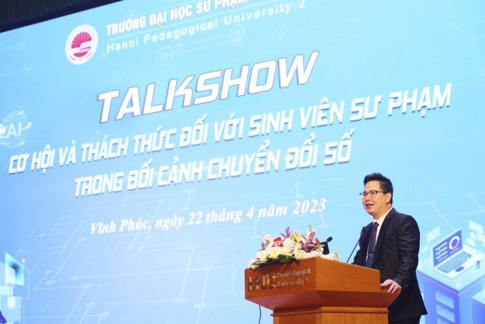 PGS, TS Trần Thành Nam - Chủ nhiệm Khoa Các Khoa học Giáo dục, Trường Đại học Giáo dục (Đại học Quốc gia Hà Nội) chia sẻ tại Chương trình
