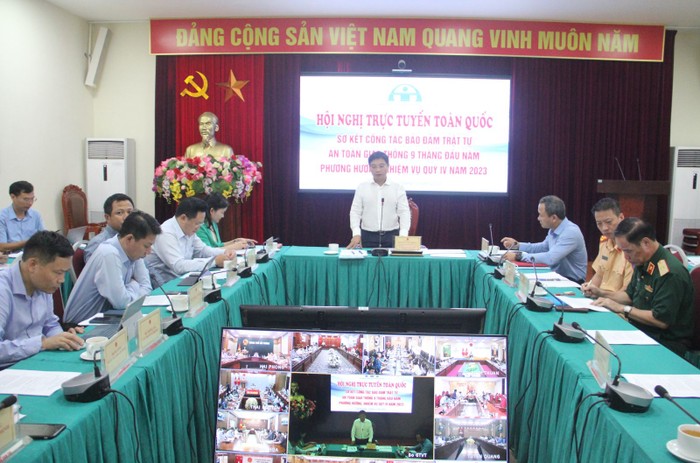 Bộ trưởng Nguyễn Văn Thắng phát biểu khai mạc Hội nghị. Ảnh: mt.gov.vn