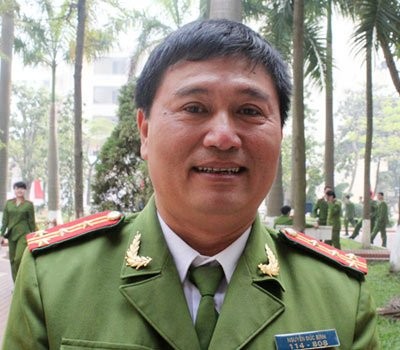 Đại tá Nguyễn Đức Bình PGĐ Học viện Cảnh sát nhân dân.