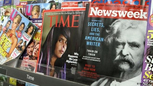 Newsweek sẽ chuyển hẳn sang bản điện tử từ đầu năm sau. Ảnh: AFP