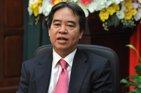 Thống đốc Nguyễn Văn Bình cho rằng ngành ngân hàng đã làm hết sức có thể với vấn đề nợ xấu. Ảnh: Thanh Lan.