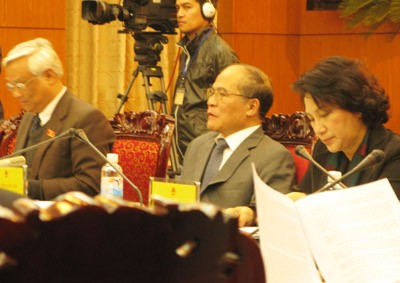 Hội nghị triển khai luật PCTN, kế hoạch chống tội phạm của UB Thường vụ Quốc hội.