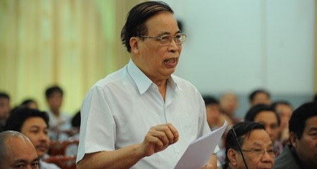MTTQ đã tổ chức nhiều hội nghị góp ý cho dự thảo sửa đổi Hiến pháp. Ảnh: Minh Thăng