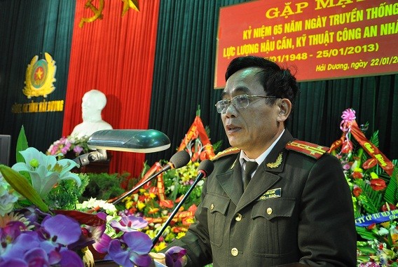 Đại tá Phạm Văn Loan - phó giám đốc phụ trách Công an tỉnh Hải Dương