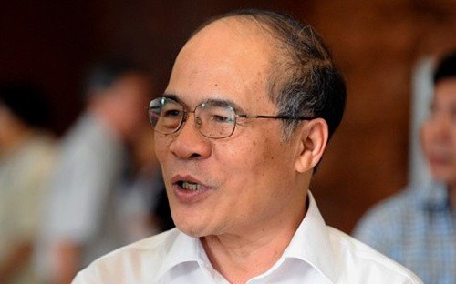 Chủ tịch Quốc hội Nguyễn Sinh Hùng.