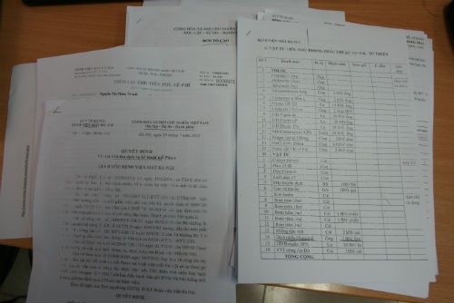 Hàng loạt đơn thư, và các số liệu có liên quan tố cáo hành vi gian lận tại BV mắt Hà Nội