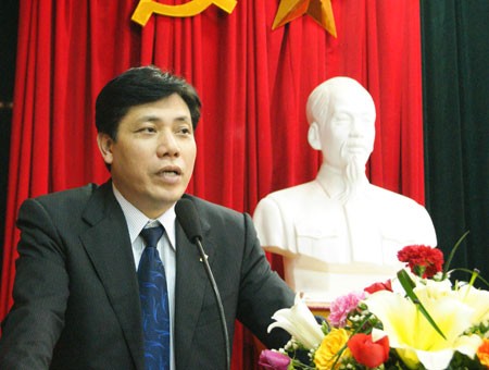 Ông Nguyễn Ngọc Đông, Thứ trưởng Bộ GTVT, kiêm Tổng cục trưởng Tổng cục Đường bộ Việt Nam phát biểu tại hội nghị. Ảnh: K.N