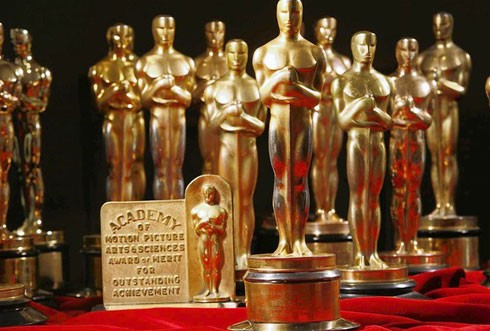 Bộ sưu tập tượng Oscar được mang bán đấu giá. Ảnh: Latimes
