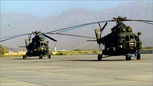 Máy bay trực thăng Mi-17 của Nga. Ảnh: Ria