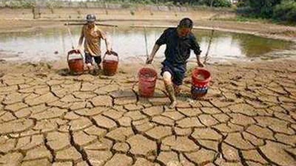 Hàng triệu nông dân trên thế giới sống nhờ mưa đang đứng trước rủi ro do lượng mưa giảm còn lượng nước lại thất thường. Ảnh: Internet