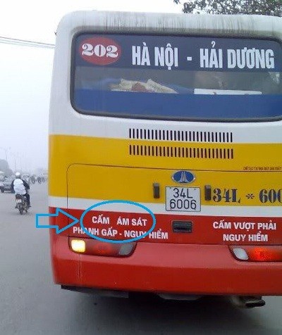 Cấm ám sát xe buýt