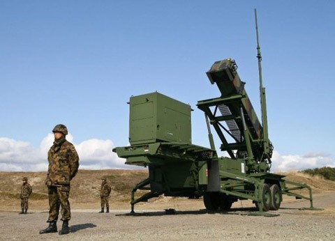 Hệ thống tên lửa lá chắn của Nhật Bản được triển khai tại căn cứ ở thành phố Akita năm 2009. Ảnh: AFP