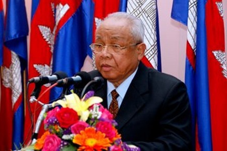 Ông Chea Sim tái đắc cử chức Chủ tịch Thượng viện Campuchia. Ảnh: Internet.
