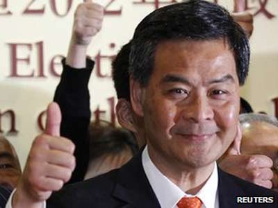 Ông Lương Chấn Anh sẽ chính thức nhậm chức trưởng đặc khu Hong Kong vào ngày 1/7 tới. Ảnh: Reuters