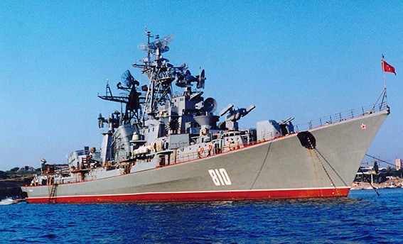 Khu trục hạm trang bị tên lửa dẫn đường Smetlivy thuộc phiên chế hải quân Nga. Ảnh: Internet
