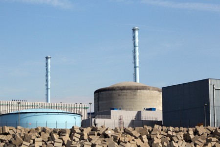 Ảnh tư liệu: Nhà máy năng lượng hạt nhân Penly ngày 15/3 (AFP).
