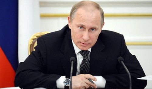 Đương kim Thủ tướng Nga Putin, người sẽ nhậm chức Tổng thống vào tháng 5 tới. Ảnh: AFP.
