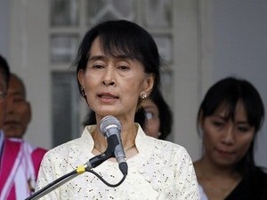 Lãnh đạo đối lập Aung San Suu Kyi. Ảnh: Reuters.