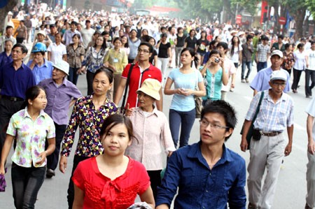 Quận Hoàn Kiếm đã tổ chức nhiều tuyến phố đi bộ.