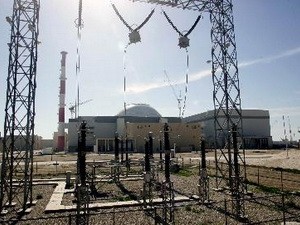 Toàn cảnh nhà máy điện hạt nhân Busher ở miền nam Iran. Ảnh: AFP/TTXVN.
