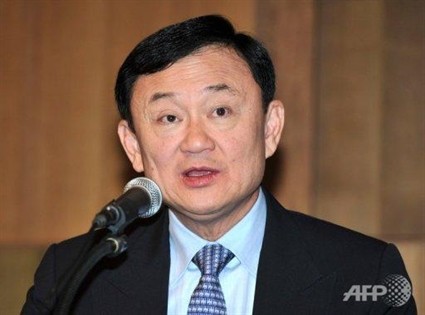 Cựu Thủ tướng Thaksin hiện vẫn sống lưu vong ở nước ngoài. Ảnh: AFP.