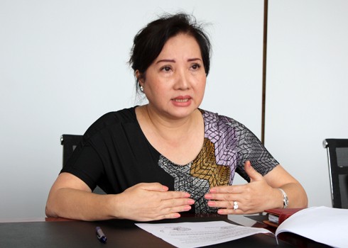 Bà Nguyễn Thị Như Loan, Chủ tịch HĐQT Công ty cổ phần Quốc Cường Gia Lai. Ảnh: Vũ Lê.