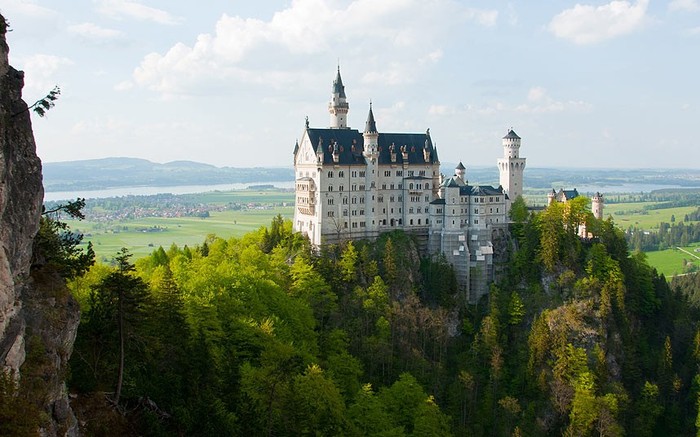 Lâu đài của vua Ludwig ở Bavaria, Đức.