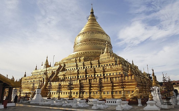 Ngôi chùa Shwedagon ở Myanmar.