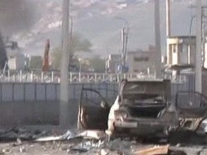 Hiện trường vụ nổ tại thủ đô Kabul ngày 2/5. Ảnh: alpha.newsx.com.