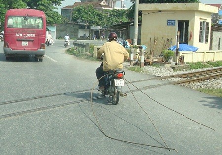 Hình ảnh xe máy tham gia giao thông ở Nghệ An. Ảnh: Nguyễn Anh Tài.