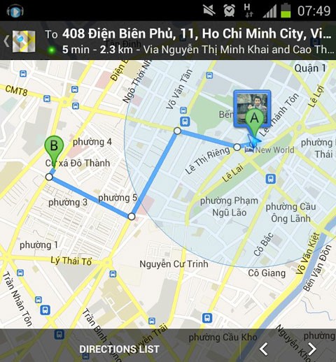 Chức năng dẫn đường trên di động và PC của Google Maps đã hoạt động bình thường hôm nay.