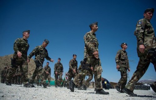 Lực lượng liên quân NATO tại Afghanistan. Ảnh: AFP.