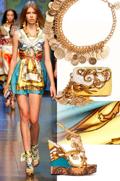 Dolce Gabbana và Dior với những thiết kế hoàn hảo.