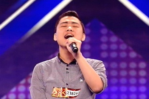 Jason Viet Tien tại X-Factor - Ảnh chụp màn hình