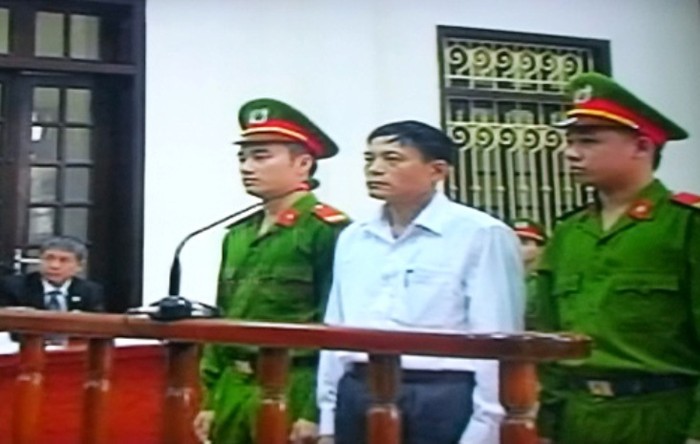 Bị cáo Phạm Đăng Hoan- Ảnh chụp qua màn hình