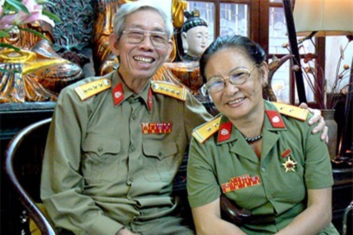 Vợ chồng nhạc sĩ Thuận Yến (ảnh do gia đình cung cấp).