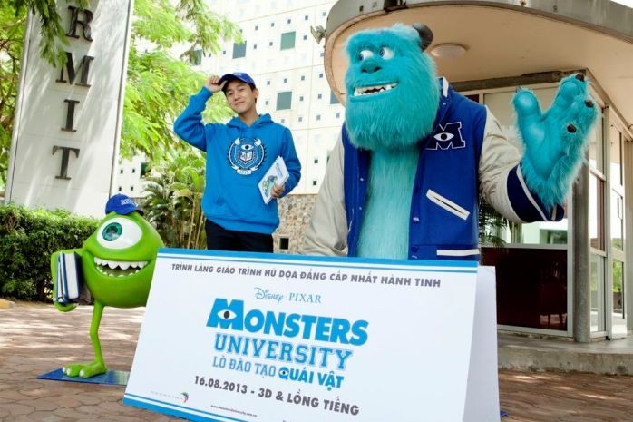 Mike và Sulley - hai quái vật trong bộ phim "Monsters University"