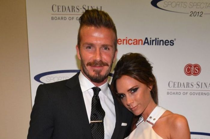 David Beckham và vợ Victoria