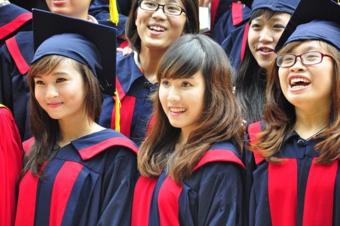 Sinh viên của Đại Học Văn Hiến trong ngày lễ tốt nghiệp