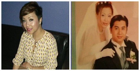 Một trong những bức ảnh chủ nhân của Facebook so sánh với tấm ảnh cưới cho thấy cô là vợ của doanh nhân T