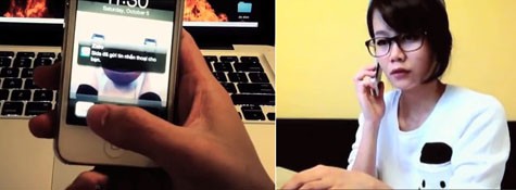 Trào lưu sử dụng tin nhắn thoại Zalo đang hot cũng được An Nguy trưng dụng trong vlog mới nhất của mình