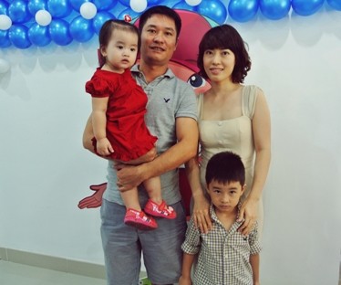Gia đình chị Mỹ Trang