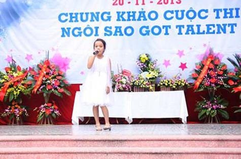 Trần Hương An lớp 3A0 đạt giải Ba với ca khúc ý nghĩa "Con yêu mẹ"