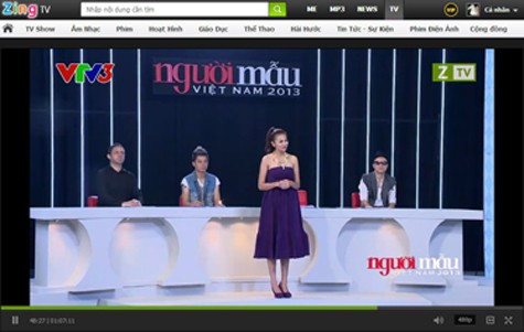 Vietnam’s Next Top Model 2013 vẫn tiếp tục thống trị BXH TV Show 9 tuần liên tiếp