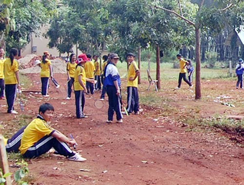 Trường THPT Nguyễn Trường Tộ - nơi xảy ra vụ việc.