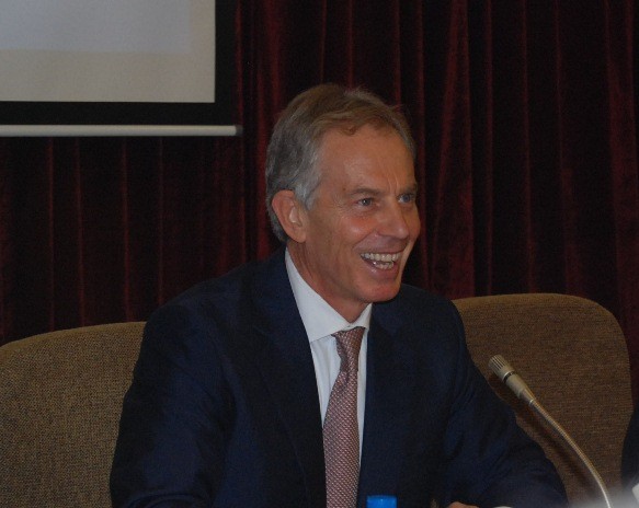 Cựu Thử tướng Tony Blair rất thân thiện.
